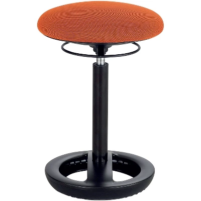 Safco Twixt Desk Height Ergonomic Stool 22 1/2" High Orange Fabric 3000OR 1 Safco Twixt Desk Height Ergonomic Stool 22 1/2" High Orange Fabric 3000OR