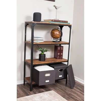 Internet's Best 2-Pack Collapsible File Storage Organizer With Lid - Charcoal 7 Internet's Best 2-Pack Collapsible File Storage Organizer With Lid - Charcoal - Image 7