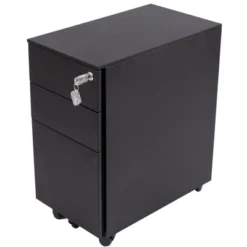 Stand Up Desk Store 3 Drawer Under Desk Lockable Rolling File Cabinet With Stable 5 Wheel Design -WorkHaven Sales Shop GUEST 9e9e4bc7 17d8 4650 ad5e bfe7af62f30e