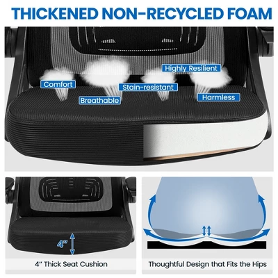 Yaheetech High Back Office Chair Computer Chair With Armrest 7 Yaheetech High Back Office Chair Computer Chair With Armrest - Image 7