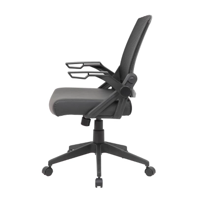 Mesh Flip Arm Task Chair Black - Boss Office Products 4 Mesh Flip Arm Task Chair Black - Boss Office Products - Image 4
