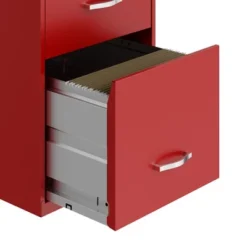 Space Solutions 18 Inch Wide Metal Organizer File Cabinet For Office Supplies And Hanging File Folders W/ Pencil Drawer & 3 File Drawers, Red 7 Space Solutions 18 Inch Wide Metal Organizer File Cabinet For Office Supplies And Hanging File Folders W/ Pencil Drawer & 3 File Drawers, Red -WorkHaven Sales Shop GUEST 9ee40314 432a 42bf 8d49 d8148d661248