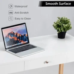 Computer Desk Laptop PC Writing Table Makeup Vanity Table W/Drawer And Wood Legs -WorkHaven Sales Shop GUEST 9f43d19e c2b2 4fa1 b991 797e787e0096