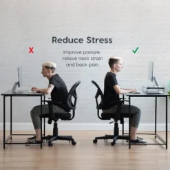 IRIS USA Computer Monitor Stand For Desk