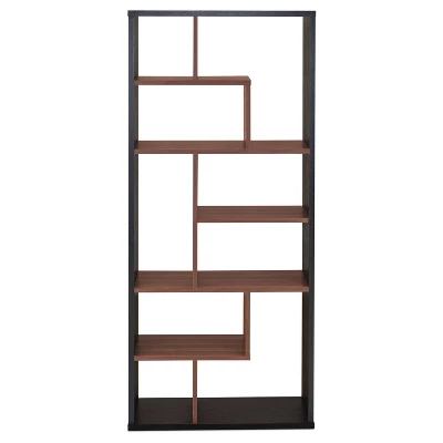 71" Decorative Bookshelf Black Walnut - Acme Furniture 2 71" Decorative Bookshelf Black Walnut - Acme Furniture - Image 2
