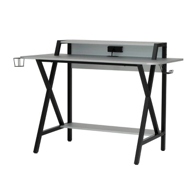 Challenger Gaming Table Black/Silver - SD Gaming 4 Challenger Gaming Table Black/Silver - SD Gaming - Image 4