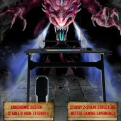 Costway Z-Shaped Racing Style Desk & Massage Gaming Chair Set For Home Office 17 Costway Z-Shaped Racing Style Desk & Massage Gaming Chair Set For Home Office -WorkHaven Sales Shop GUEST a0132521 be6b 4db6 864d 208950020f61