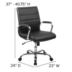 Emma And Oliver 48" Wide Black Electric Adjustable Standing Desk & Black Swivel Office Chair -WorkHaven Sales Shop GUEST a285ece2 ca14 4784 9006 6ed38d1e3da8