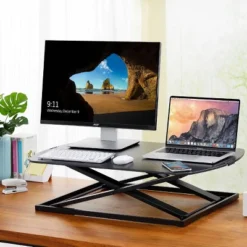 Standing Desk Converter With Wireless Charging Pad Manual Adjustment Black - Bostitch 9 Standing Desk Converter With Wireless Charging Pad Manual Adjustment Black - Bostitch -WorkHaven Sales Shop GUEST a2c01a13 fc60 4b73 abe6 dddd4ad0ee14