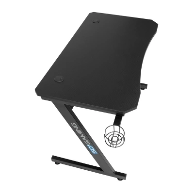 Gear PC Gaming Desk With Built-in Charging Station Black - SD Gaming 2 Gear PC Gaming Desk With Built-in Charging Station Black - SD Gaming - Image 2