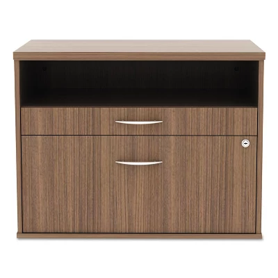 Alera Open Office Series Low File Cabinet Credenza 29 1/2x19 1/8x22 7/8Walnut LS583020WA 1 Alera Open Office Series Low File Cabinet Credenza 29 1/2x19 1/8x22 7/8Walnut LS583020WA