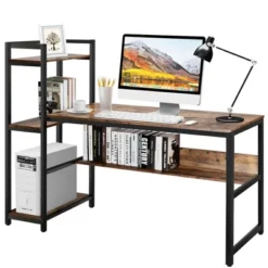 Costway Multi-Functional Computer Desk With 4-tier Storage Shelves 25 Costway Multi-Functional Computer Desk With 4-tier Storage Shelves -WorkHaven Sales Shop GUEST a445ce20 33e0 4c25 a2b8 e82dbaee6fd5