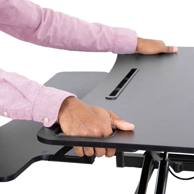 FlexPro Hero Standing Desk Converter - 37” Sit To Stand Desk With Keyboard Tray – Stand Steady 9 FlexPro Hero Standing Desk Converter - 37” Sit To Stand Desk With Keyboard Tray – Stand Steady - Image 9