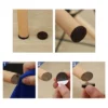 Unique Bargains Round Self-Stick Non-Slip Anti-Scratch Furniture Felt Pads Dark Brown 1/4" Dia 24 Pcs