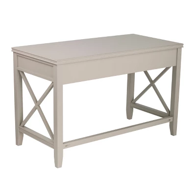 Lavellan Farmhouse Writing Desk Light Gray - Aiden Lane 4 Lavellan Farmhouse Writing Desk Light Gray - Aiden Lane - Image 4