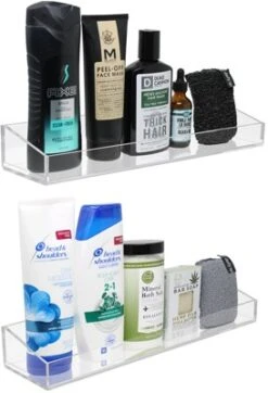 Sorbus Wall Mounted Acrylic Floating Display Shelves -WorkHaven Sales Shop GUEST a5504b10 25d6 4169 b125 fe4b90826afa