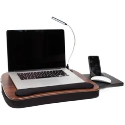 Sofia + Sam Multi Tasking Memory Foam Lap Desk With USB Light ( Brown Wood Top) -WorkHaven Sales Shop GUEST a6a0df5d b4b3 4fc4 b3c1 134b7037d5da