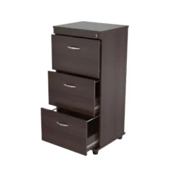 40.16" 3 Drawer Locking File Cabinet Espresso - Inval -WorkHaven Sales Shop GUEST a753642c 8571 4cc1 908f 08feae28a4d1