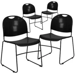 Flash Furniture 4 Pack HERCULES Series 880 Lb. Capacity Ultra-Compact Stack Chair With Metal Frame -WorkHaven Sales Shop GUEST a7d1a03e a25b 43e3 8778 0b0554d74c35
