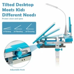 Costway Height Adjustable Kids Study Table And Chair Set W/Bookstand & Light Pink/Light Blue 16 Costway Height Adjustable Kids Study Table And Chair Set W/Bookstand & Light Pink/Light Blue -WorkHaven Sales Shop GUEST a9107810 acc0 4dfb a909 e7aa739a483e