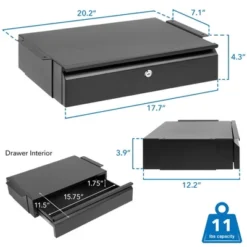 Mount-It! Under Desk Pull-Out Drawer With Lock And 2 Keys Included | Mounts To Desktops Tables And Workbenches Over 0.71 Inches Thick | Matte Black 15 Mount-It! Under Desk Pull-Out Drawer With Lock And 2 Keys Included | Mounts To Desktops Tables And Workbenches Over 0.71 Inches Thick | Matte Black -WorkHaven Sales Shop GUEST a95ae467 217d 4a41 8b25 9d81d627ba1c