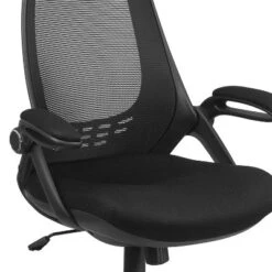 Emma And Oliver High Back Black Mesh Executive Swivel Office Chair With Flip-Up Arms -WorkHaven Sales Shop GUEST a9600b06 4283 48f9 a3cc d61d5a133e01