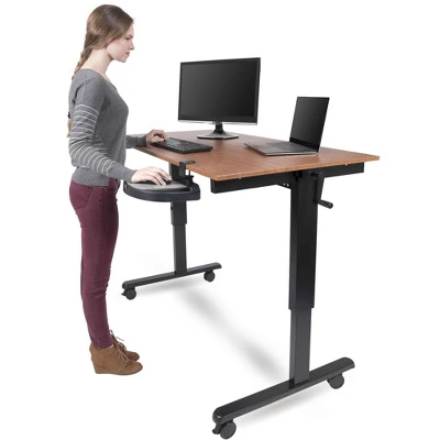 Stand Up Desk Store Clamp On 360 Degrees Swivel Out Mouse Tray With Storage For Desks And Tables Up To 1.5" Thick 1 Stand Up Desk Store Clamp On 360 Degrees Swivel Out Mouse Tray With Storage For Desks And Tables Up To 1.5" Thick