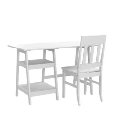 Dornoch 2 Shelf Writing Desk With Chair - HOMES: Inside + Out -WorkHaven Sales Shop GUEST aa4213ac f6d2 4d2d 8932 030b2ceec405