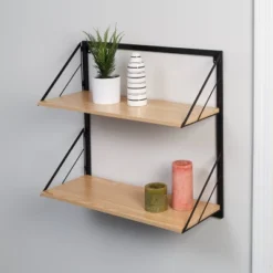 Honey-Can-Do 2 Tier Laundry Shelf With Wood Light Oak 13 Honey-Can-Do 2 Tier Laundry Shelf With Wood Light Oak -WorkHaven Sales Shop GUEST aacb873f c88b 465e b4ce 94d371e439be