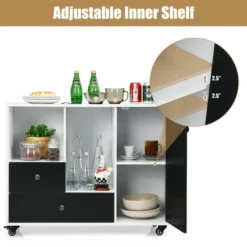 Costway Lateral Mobile Filing Cabinet Large Printer Stand W/ 2 Drawers -WorkHaven Sales Shop GUEST aae23934 4241 4f74 84b7 c77981a426be