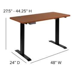 Flash Furniture 48"W X 24"D Electric Height Adjustable Standing Desk With Mesh Swivel Ergonomic Task Office Chair 13 Flash Furniture 48"W X 24"D Electric Height Adjustable Standing Desk With Mesh Swivel Ergonomic Task Office Chair -WorkHaven Sales Shop GUEST aae78100 7da3 4650 acf5 ca355a87de95
