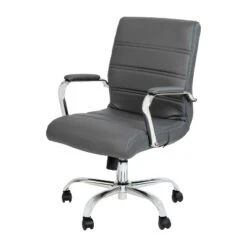 Flash Furniture Mid-Back Executive Swivel Office Chair With Metal Frame And Arms 33 Flash Furniture Mid-Back Executive Swivel Office Chair With Metal Frame And Arms -WorkHaven Sales Shop GUEST ab29fc38 943e 4659 b25b f1671cf3de0e