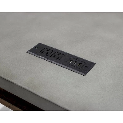 54" Jasper Writing Desk Brown - Martin Furniture 5 54" Jasper Writing Desk Brown - Martin Furniture - Image 5