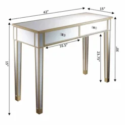 Gold Coast Mirrored Desk - Breighton Home 21 Gold Coast Mirrored Desk - Breighton Home -WorkHaven Sales Shop GUEST abc4beda 1105 4339 8ae6 f9b9ea9090b4