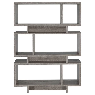 Reid 3 Shelf Bookcase - Coaster 6 Reid 3 Shelf Bookcase - Coaster - Image 6