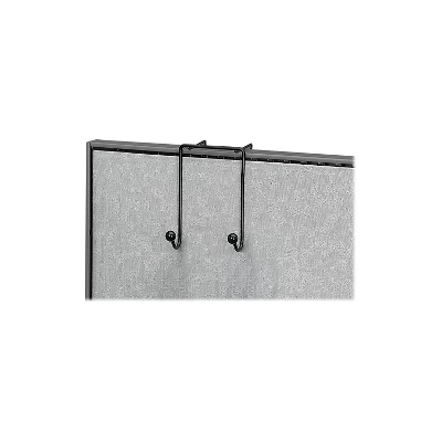 Fellowes Wire Partition Additions Plastic Double Coat Hook Black (75510) 423889 2 Fellowes Wire Partition Additions Plastic Double Coat Hook Black (75510) 423889 - Image 2
