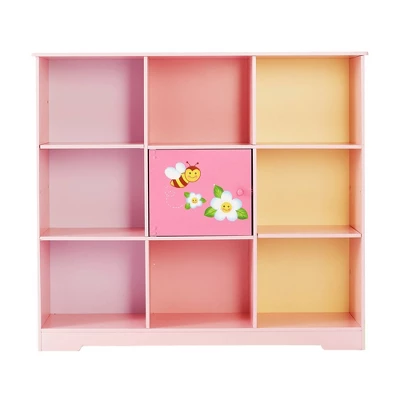 Magic Garden Adjustable Cube Bookshelf Pink - Fantasy Fields By Teamson Kids 2 Magic Garden Adjustable Cube Bookshelf Pink - Fantasy Fields By Teamson Kids - Image 2