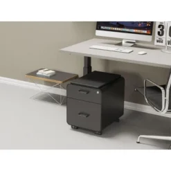 Monoprice Round Corner 2-Drawer File Cabinet - Black, Lockable With Seat Cushion - Workstream Collection 9 Monoprice Round Corner 2-Drawer File Cabinet - Black, Lockable With Seat Cushion - Workstream Collection -WorkHaven Sales Shop GUEST ad61a0a9 b8ee 45d4 bbe6 3d7b945a4261