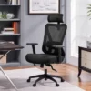 Yaheetech High Back Mesh Office Desk Chair With Multi-adjustable Headrest