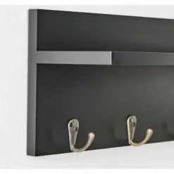 18" Utility Shelf With Pocket And Hanging Hooks Black - Danya B. -WorkHaven Sales Shop GUEST ae9a8ea5 9d7e 4b1c 9987 7edbc96f3d86