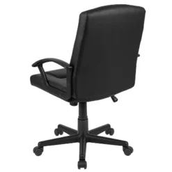 Emma And Oliver Mid-Back Black LeatherSoft-Padded Task Office Chair With Arms -WorkHaven Sales Shop GUEST aebb8a19 25e7 43c4 ad3f 6999a37fd435
