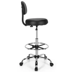 Costway Swivel Drafting Chair Tall Office Chair W/ Adjustable Backrest Foot Ring 17 Costway Swivel Drafting Chair Tall Office Chair W/ Adjustable Backrest Foot Ring -WorkHaven Sales Shop GUEST aee47087 9f17 42bc ac31 009bb8597847