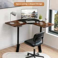 Costway L Shaped Electric Adjustable Standing Desk W/ Controller 2 Hooks BlackRustic 13 Costway L Shaped Electric Adjustable Standing Desk W/ Controller 2 Hooks BlackRustic -WorkHaven Sales Shop GUEST b048e887 e042 4303 8898 3e05ebc0a89d