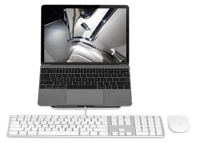 Mount-It! Tilted Laptop & Tablet Riser | Laptop Cooling Stand For MacBook, MacBook Pro, Chromebook, IPad Pro, Drawing Tablets With 11" - 15" Screens 4 Mount-It! Tilted Laptop & Tablet Riser | Laptop Cooling Stand For MacBook, MacBook Pro, Chromebook, IPad Pro, Drawing Tablets With 11" - 15" Screens - Image 4