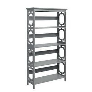 60" Omega 5 Tier Bookcase - Breighton Home 6 60" Omega 5 Tier Bookcase - Breighton Home - Image 6