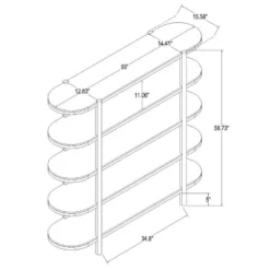 57" Portola Hills 5 Shelf Horizontal Bookcase - Threshold™ Designed With Studio McGee -WorkHaven Sales Shop GUEST b0ffd2cc a3d5 4cfa 8018 6df7d8fb0ee4