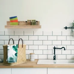 24" X 5" Decorative Shelf Wall Mounted With Front Edge White Oak - Inplace 7 24" X 5" Decorative Shelf Wall Mounted With Front Edge White Oak - Inplace -WorkHaven Sales Shop GUEST b109a0dd 78e1 4c66 9109 08e89cfd198f