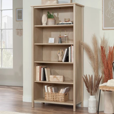 66.14" Whitaker Point 5 Shelf Bookcase Natural Maple - Sauder 1 66.14" Whitaker Point 5 Shelf Bookcase Natural Maple - Sauder