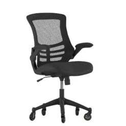 Flash Furniture Kelista Mid-Back Swivel Ergonomic Task Office Chair With Flip-Up Arms And Transparent Roller Wheels -WorkHaven Sales Shop GUEST b1f74c29 90f1 4695 b598 74ddef2d6996