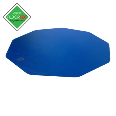 38"x39" Polycarbonate 9 Sided Chair Mat For Hard Floors - Floortex 6 38"x39" Polycarbonate 9 Sided Chair Mat For Hard Floors - Floortex - Image 6